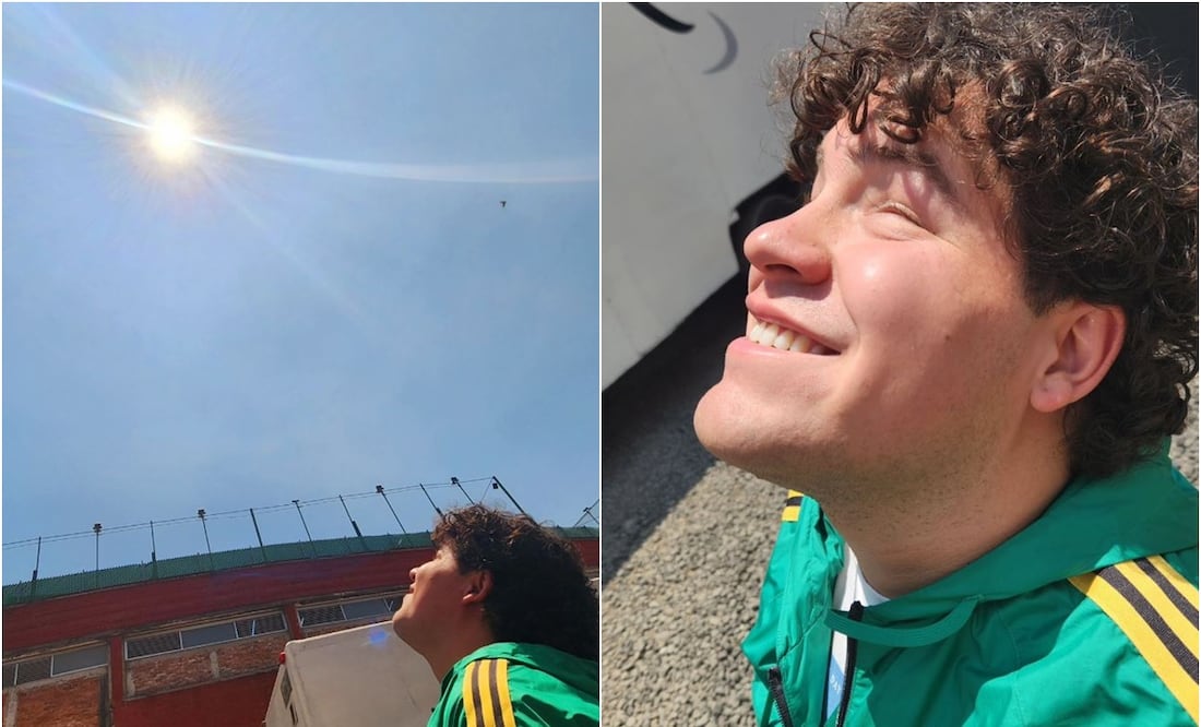 Ojitos de Huevo bromea con eclipse
Foto: Captura de pantalla