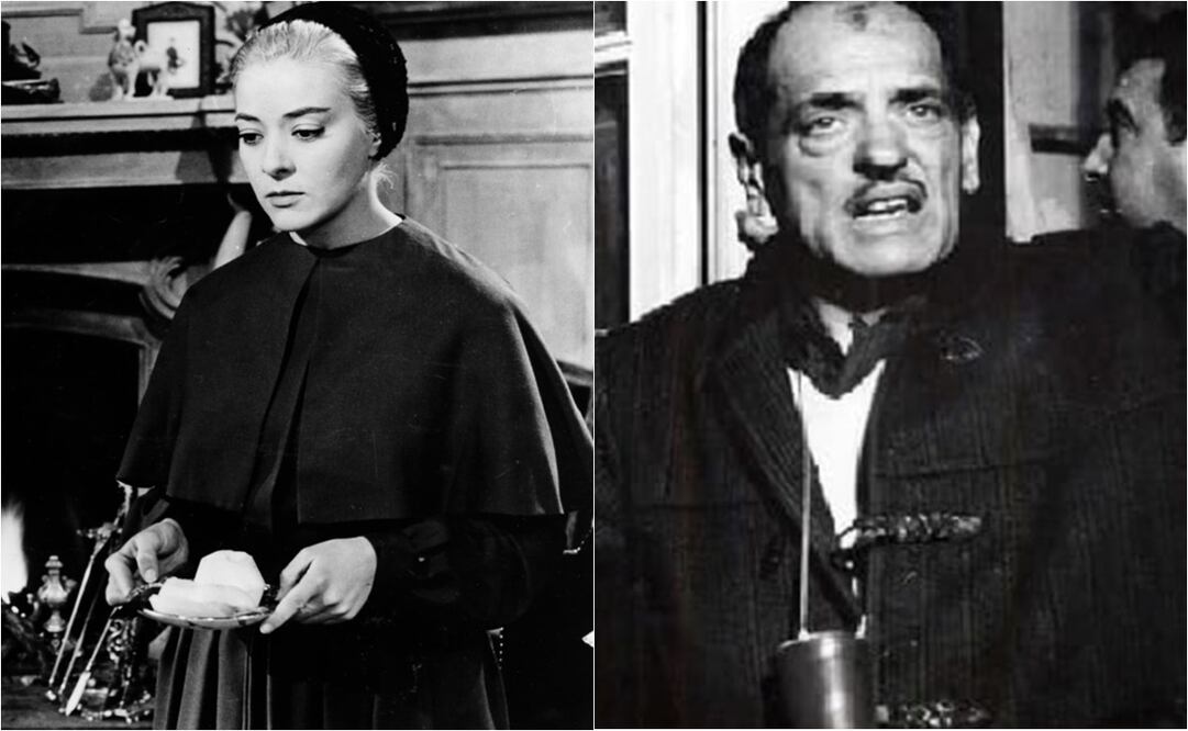 Silvia Pinal y Luis Buñuel trabajaron juntos en la cinta "Viridiana".
Fotos: IMDb