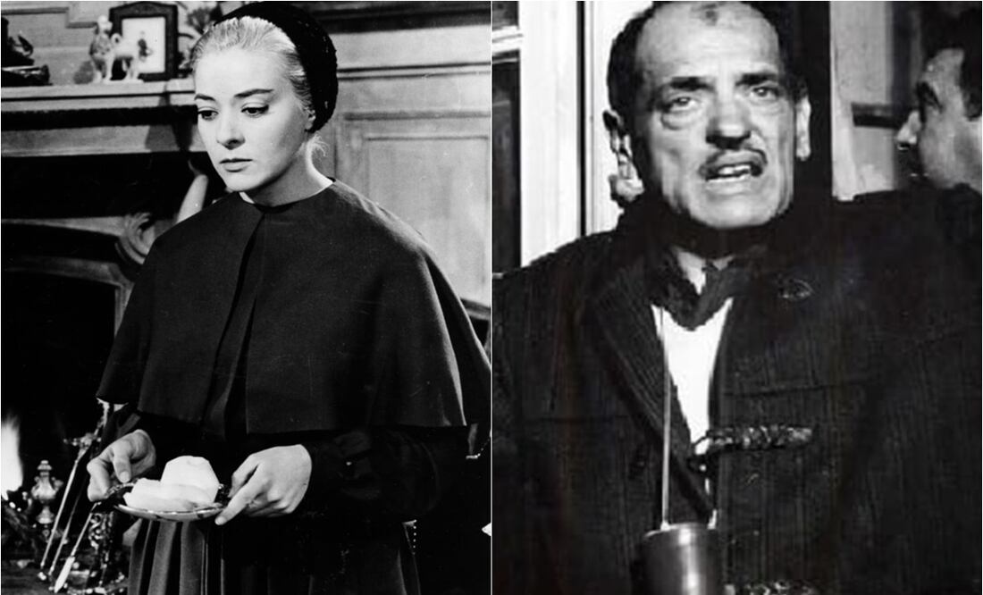 Silvia Pinal y Luis Buñuel trabajaron juntos en la cinta "Viridiana".
Fotos: IMDb