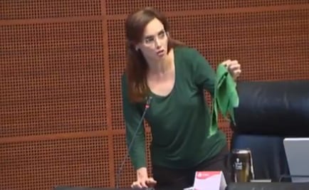 Enoja a Lilly Téllez paliacate pro aborto en su lugar; "yo estoy en contra", dice