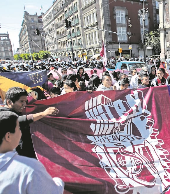 En 2014, estudiantes del IPN lograron la renuncia, a través de protestas, de la entonces directora general Yoloxóchitl Bustamante. ARCHIVO EL UNIVERSAL