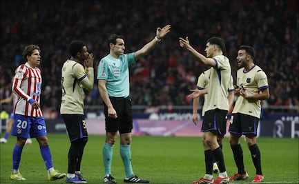 El Barcelona se queja y denuncia una "doble vara" en los criterios arbitrales tras polémica en Copa del Rey