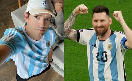 “Para Messi”, Ashton Kutcher se pone la camiseta de la selección argentina 