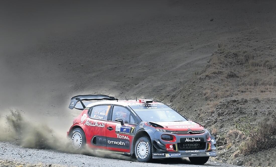 Kris Meeke lució en la etapa tres. (AFP)