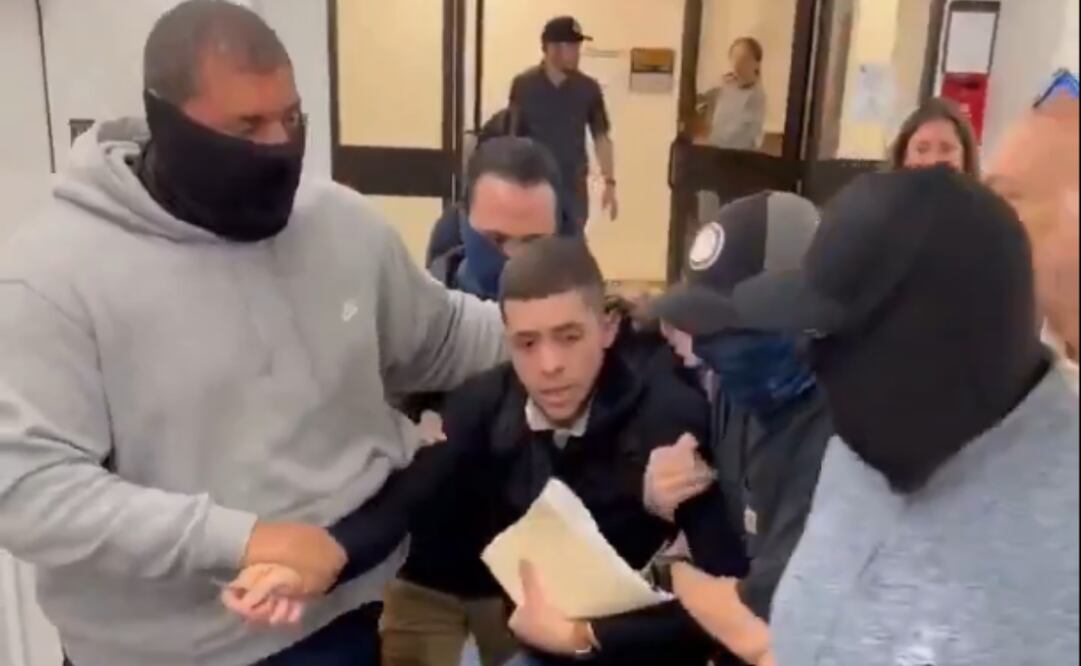 ICE arresta migrantes dentro de la corte de migración. (17/06/25) Foto: Captura de video