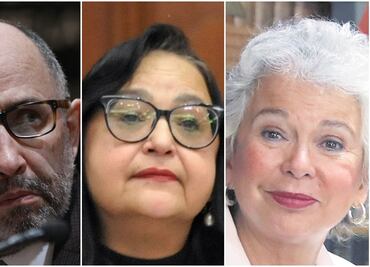 Olga Sánchez Cordero y José Ramón Cossío, ministros en retiro, felicitan a Norma Lucía Piña