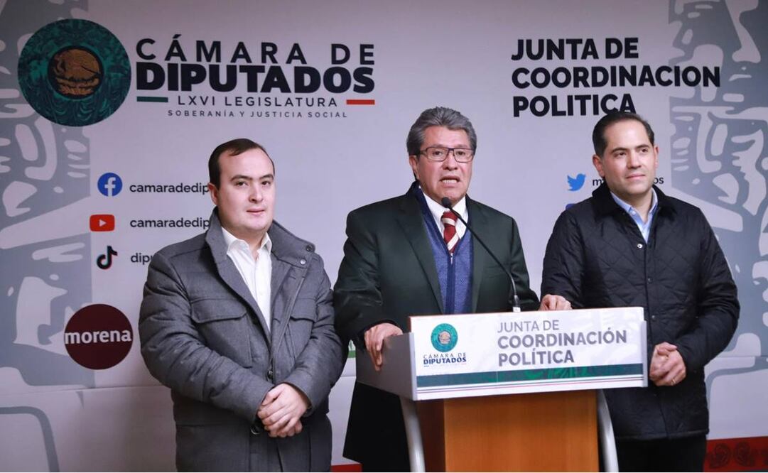 Las reasignaciones en el Presupuesto de Egresos de la Federación podrían ser por poco más de 30 mil millones de pesos, dijo el coordinador de Morena, Ricardo Monreal en conferencia este 9 de diciembre del 2025. Foto: Especial