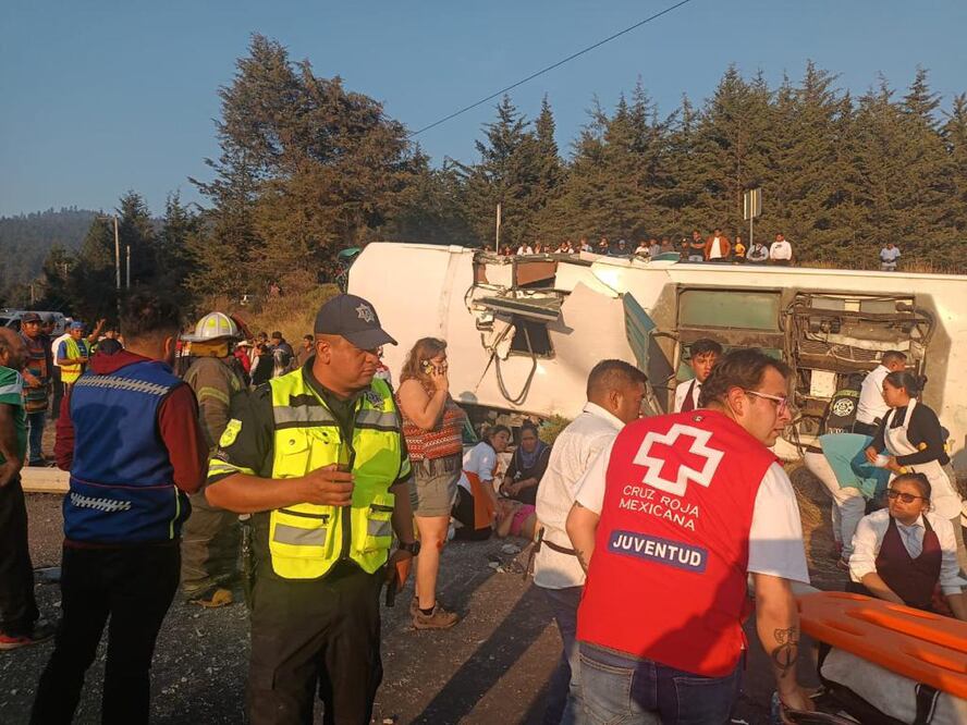 Accidente en carretera Toluca-México. Foto Especial
