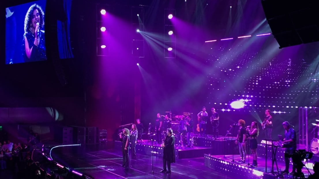 Lucero Mijares se presentó en un concierto que Lucero y Mijares ofrecieron en el Auditorio Nacional.
Foto: EL UNIVERSAL / Nicole Trejo