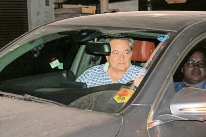 Pío López Obrador se retira de careo con Loret a bordo de Mercedes-Benz