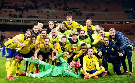 Suecia celebra su pase a Rusia 2018