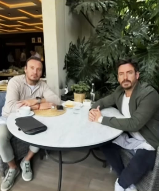 Enrique Fuentes y Juan Diego Covarrubias, exparejas de Edna Monroy.
Foto: Especial