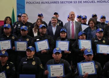 Mauricio Tabe reconoce labor de policía de Miguel Hidalgo
