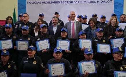 Mauricio Tabe reconoce labor de policía de Miguel Hidalgo