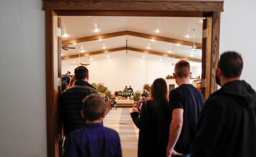 Funerales de familia LeBarón tras ataque del 4 de noviembre. Foto: Reuters