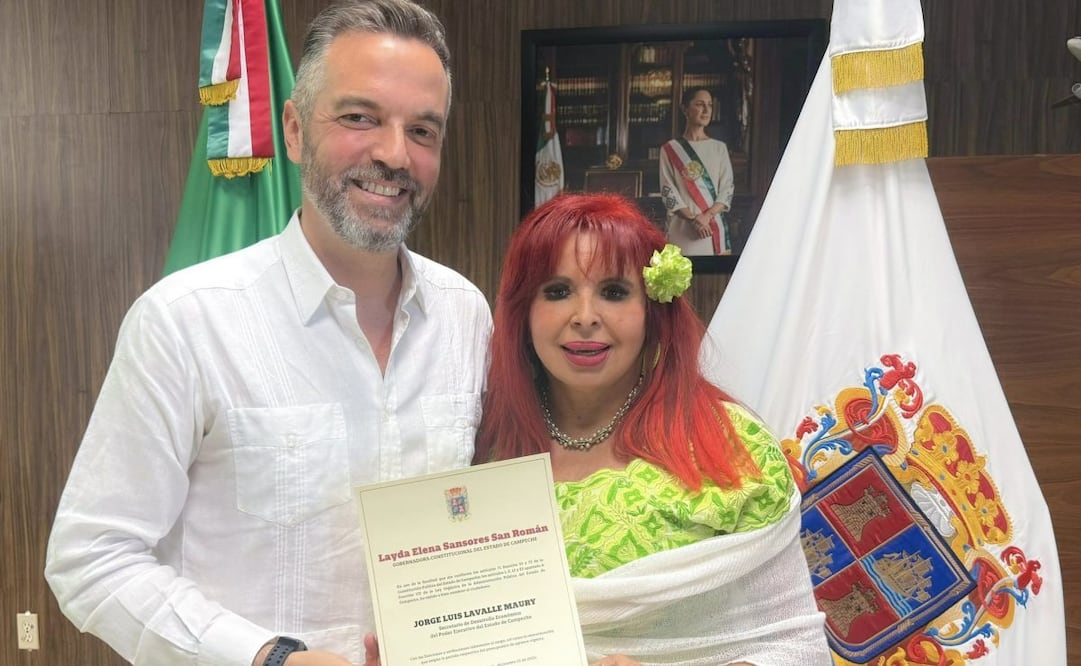 Layda Sansores, ha generado polémica al nombrar como secretario de Desarrollo Económico a Jorge Luis Lavalle Maury (03/12/2024). Foto: X @LaydaSansores