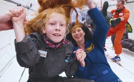 Personas con discapacidad flotaron como astronautas