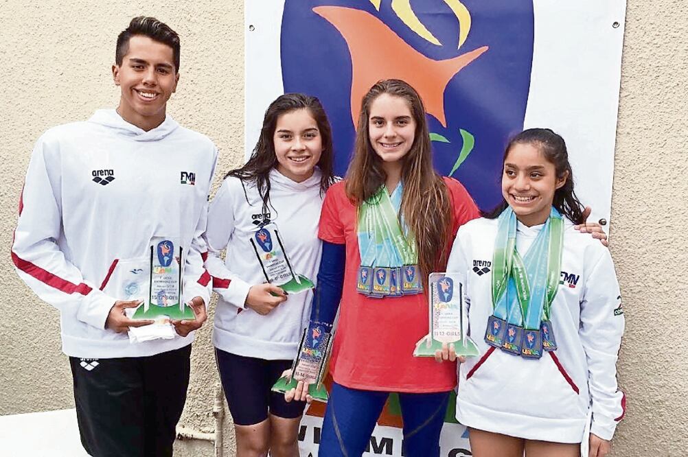 Los jóvenes nadadores nacionales cosecharon preseas y tuvieron fogueo. (FOTOS: NELSON VARGAS)
