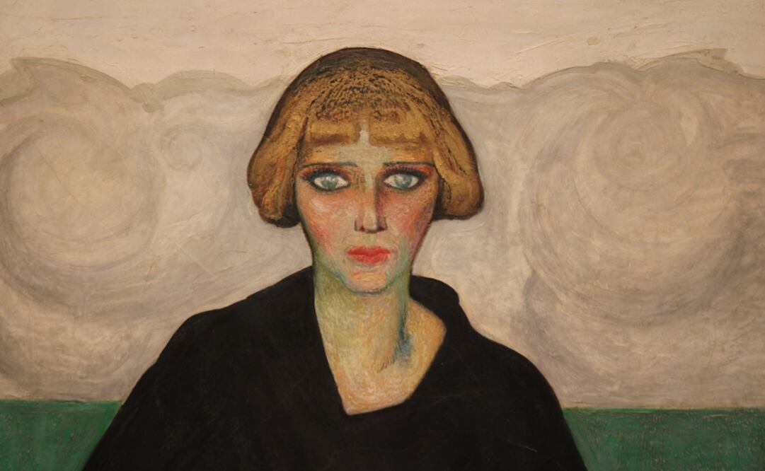 Retrato de Nahui Olin, por Dr. Atl, que se exhibe en “El espíritu del 22: un siglo de muralismo en San Ildefonso”. Foto: Colegio de San Ildefonso