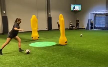 Alex Morgan muestra cómo entrena embarazada