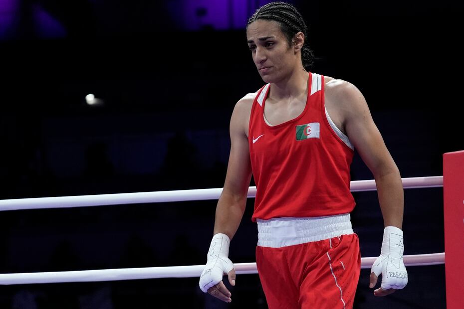 Imane Khelif en los Juegos Olímpicos de París - Foto: AP