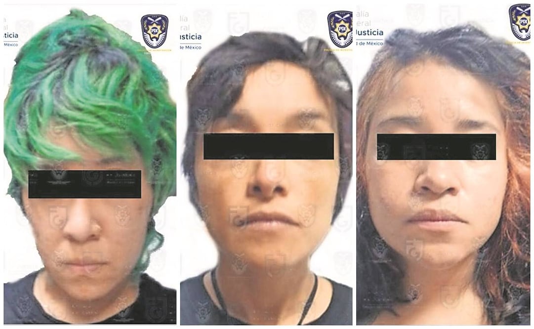 Las 3 mujeres del colectivo son señaladas de vandalizar un auto y agredir a su conductora por no darles cooperación. Foto: Especial.