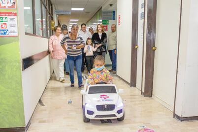 Alegran traslado a pacientes infantiles 