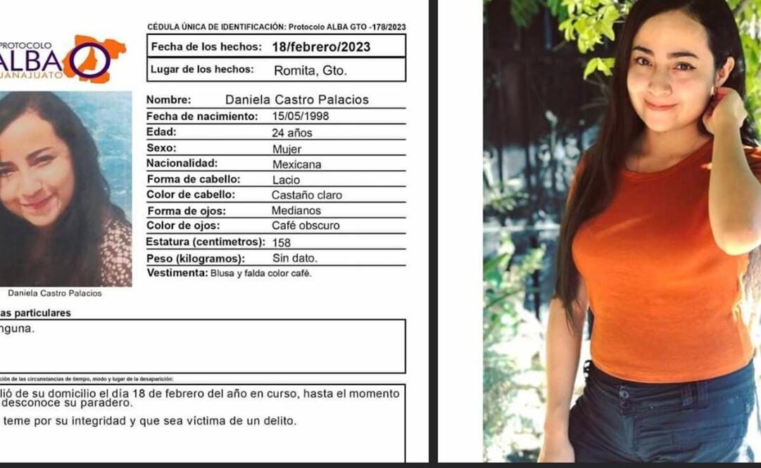 Daniela Castro, una de las jóvenes reportada como desaparecida. Foto: Especial