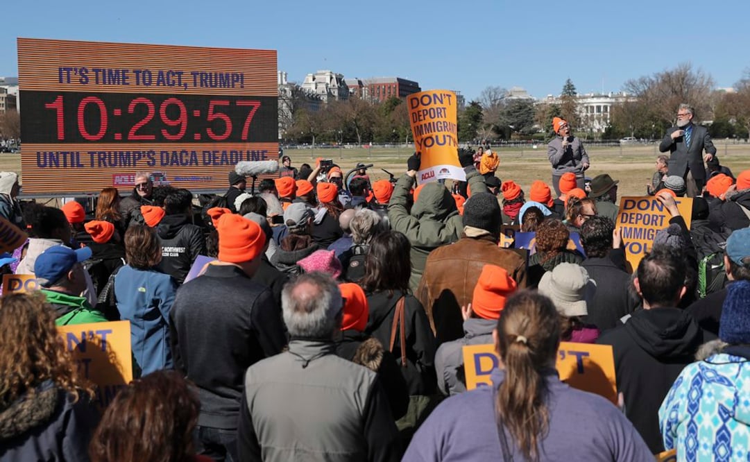 En septiembre pasado, Trump anunció que acabaría con el programa DACA (Acción Diferida para los Llegados en la Infancia), impulsado en 2012 por el Gobierno de Barack Obama (Fotos: AP)
