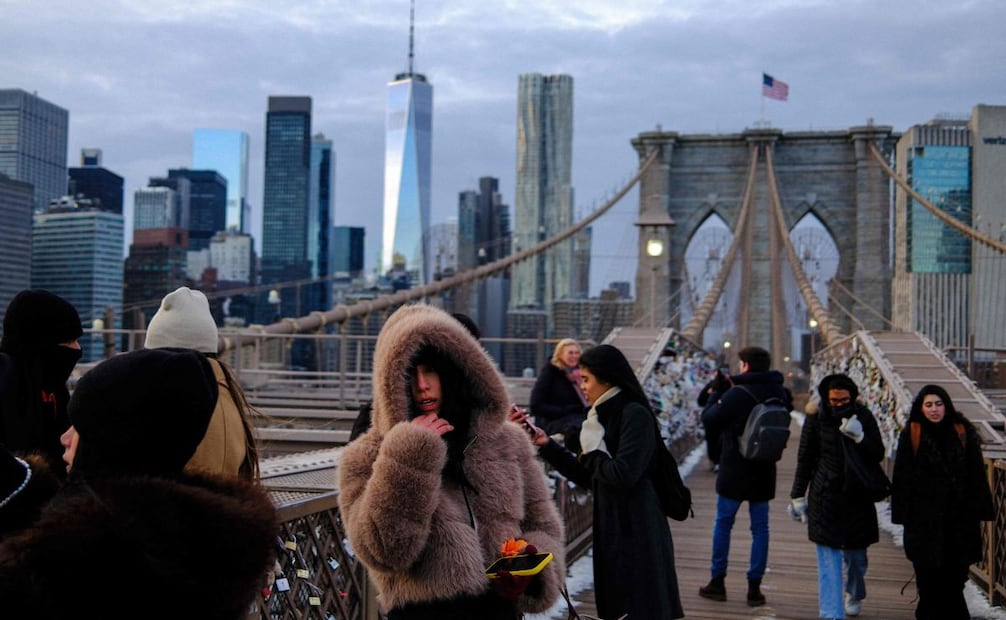 El sistema podría dejar acumulaciones históricas de nieve en ciudades como Washington y Nueva York. (22/01/26) Foto: AFP