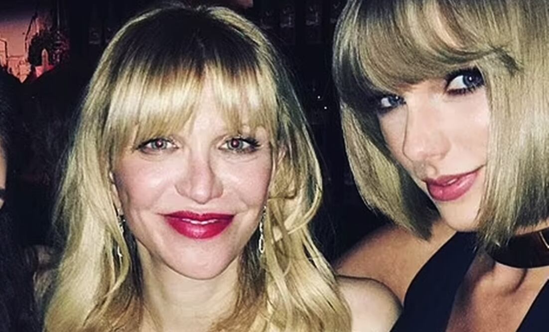 Courtney Love y Taylor Swift posan en la entrega de los premios Grammy del 2016.
Foto: Instagram