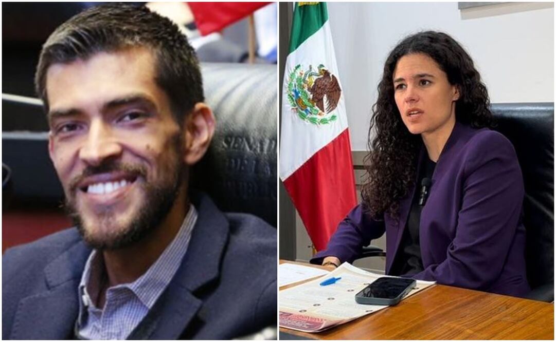 La titular de Gobernación recordó que hace menos de un año le dio gusto ver al senador suplente Juan Pablo Adame en Mérida, en el informe del gobernador panista Mauricio Vila. Foto: EL UNIVERSAL