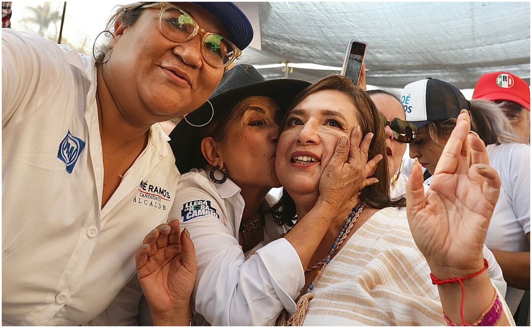 Xóchitl Gálvez en El Mante, Tampico en Tamaulipas. Foto: Berenice Fregoso/EL UNIVERSAL