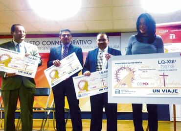 Conmemoran el Viacrucis con boleto del Metro