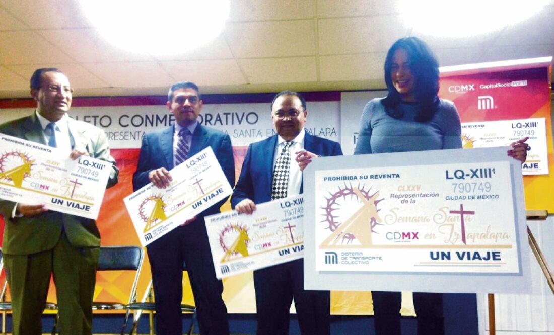 Imagen. Dione Anguiano informó que la figura que se imprimió en el pase fue elaborada por el pintor Francisco Cárdenas (CORTESÍA)