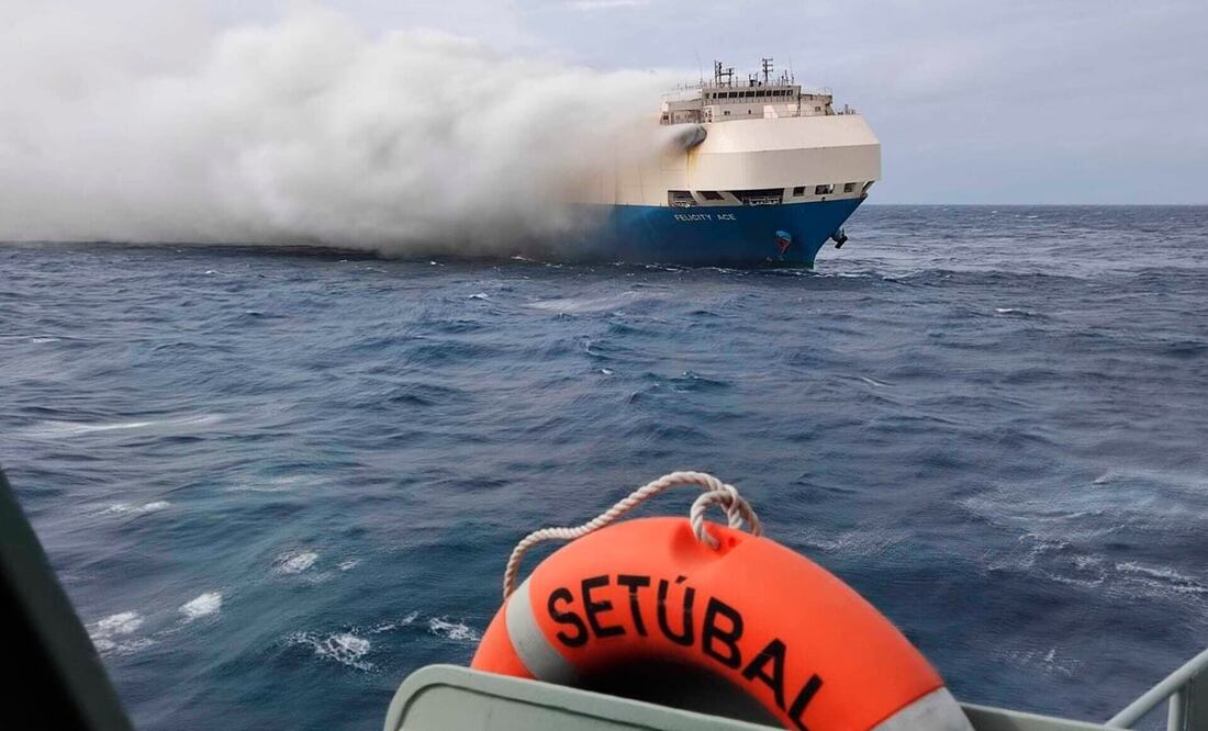 El Felicity Ace, de 200 metros de eslora, se inclinó a estribor antes de irse a pique. Foto ilustrativa: AP