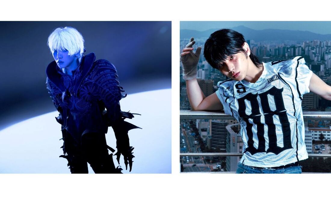 Key de SHINee combina moda genderless y siluetas estructuradas en las fotos promocionales de Hunter. Fotos: Instagram @shinee