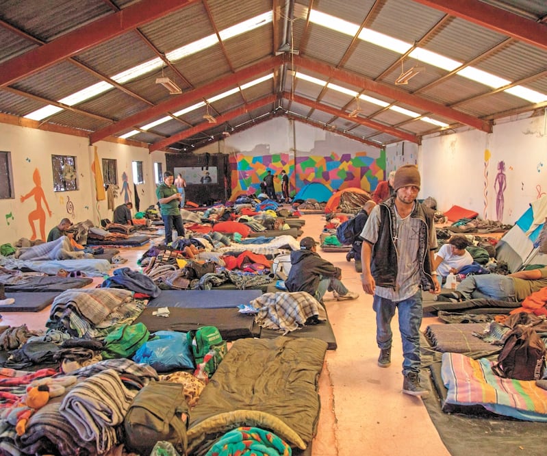 Desde inicios de agosto de 2020, migrantes a la espera de asilo en varias partes de la frontera de México con EU se han manifestado y unido a la campaña #SalvaelAsilo. ARCHIVO EL UNIVERSAL