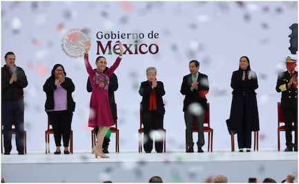 Sheinbaum destaca las escuelas del INBAL, INAH y la ciencia en su discurso por los 100 días de gobierno