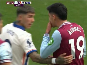 VIDEO: Edson Álvarez se enfrasca en fuerte discusión con el argentino Enzo Fernández