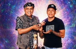 Yulay del Barrio hace ritual con la Santa Muerte para atraer dinero, trabajo y fama