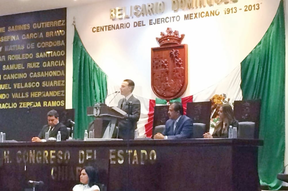 El gobernador Manuel Velasco Coello aseguró en su informe que Chiapas continúa como uno de los estados más seguros y pacíficos del país. (FOTO: Especial)