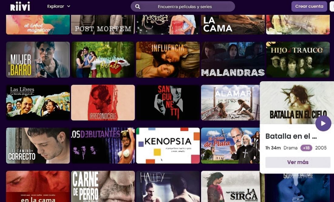 La apuesta de la plataforma que llega a México es acercar los filmes de difícil acceso. Foto: Rilvi