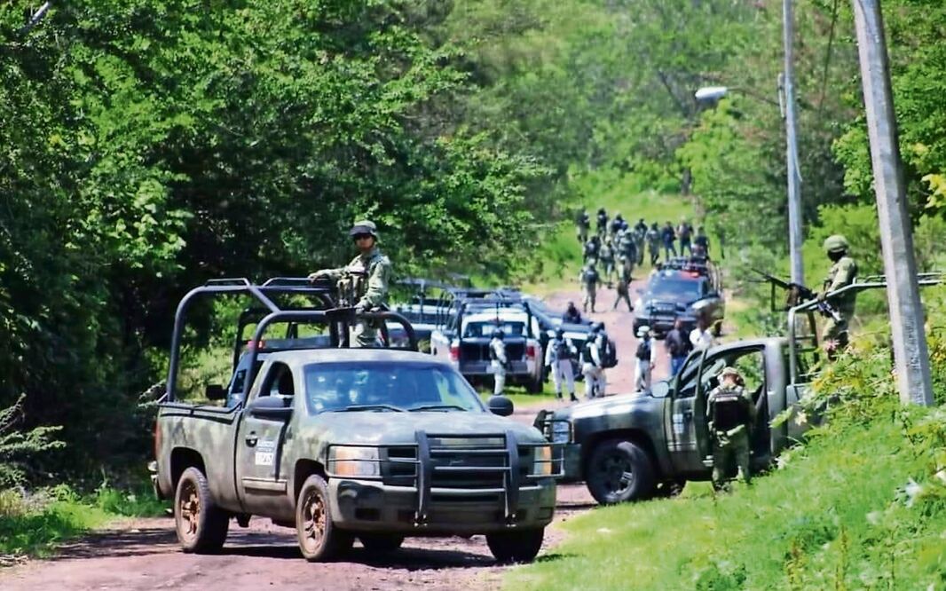 Desde hace unos meses se incrementaron los operativos de seguridad en Michoacán para golpear financiera y operativamente a los criminales. Foto: Especial