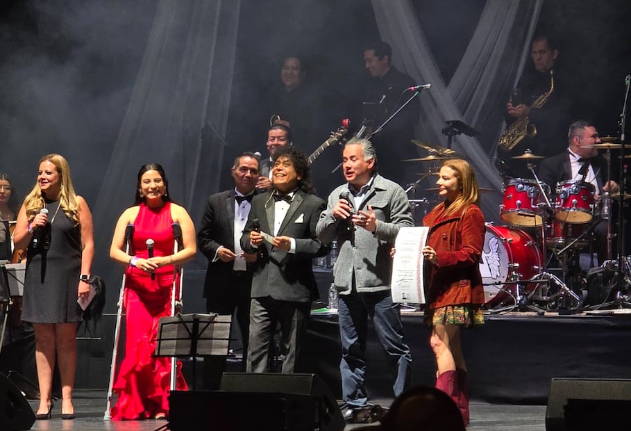 Los Ángeles Negros en su concierto del 1° marzo en el Teatro Metropólitan.
Foto: Jesús Díaz / EL UNIVERSAL