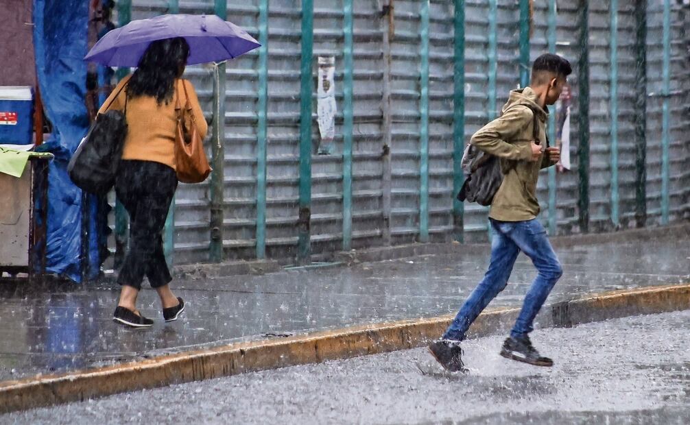Lluvias en México. Foto: Hugo Salvador EL UNIVERSAL