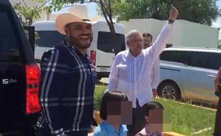 "El Komander" pide foto a AMLO durante gira por Sinaloa
