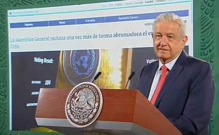 AMLO descarta sanción de EU por enviar alimentos, oxígeno y combustible a Cuba