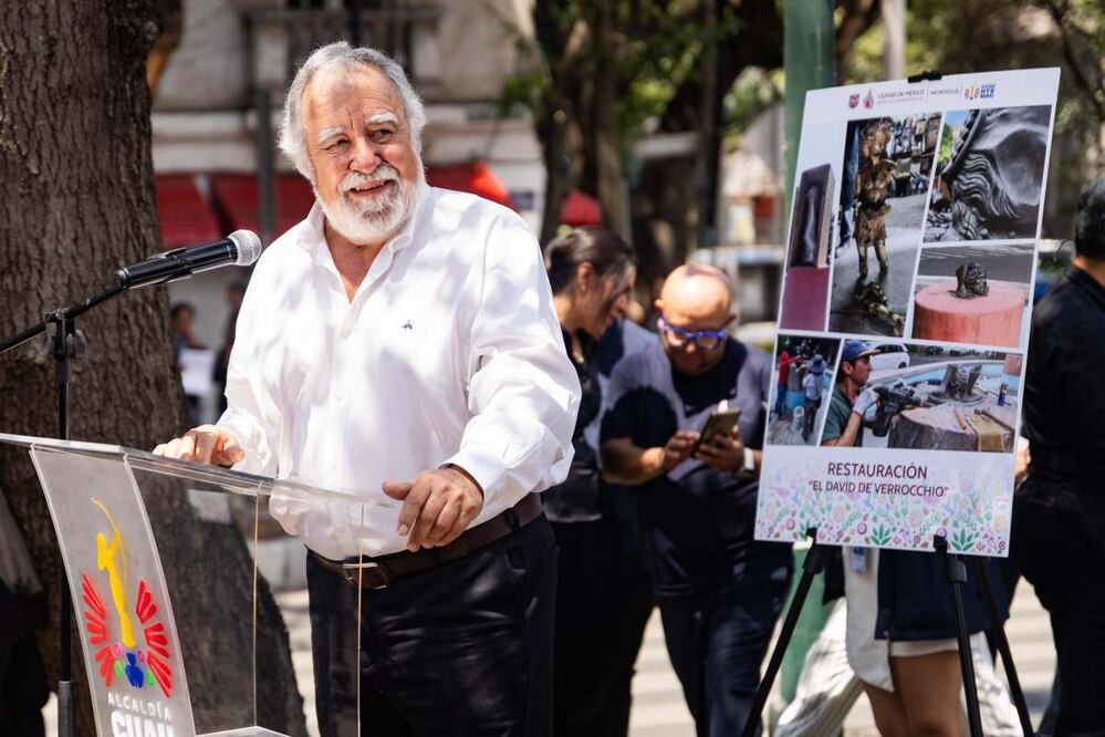 Rehabilitación del Monumento a la Raza lleva avance del 90%, señala Encinas. Hugo Salvador/ EL UNIVERSAL