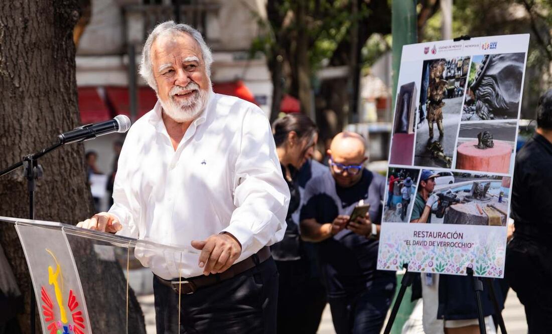 Rehabilitación del Monumento a la Raza lleva avance del 90%, señala Encinas. Hugo Salvador/ EL UNIVERSAL